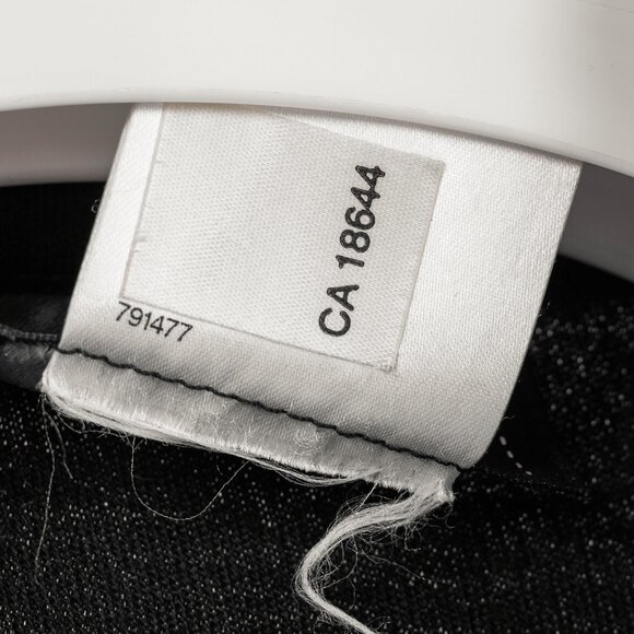 Chanel Black Wool Quilted Moto Jacket - Picture 10 of 12